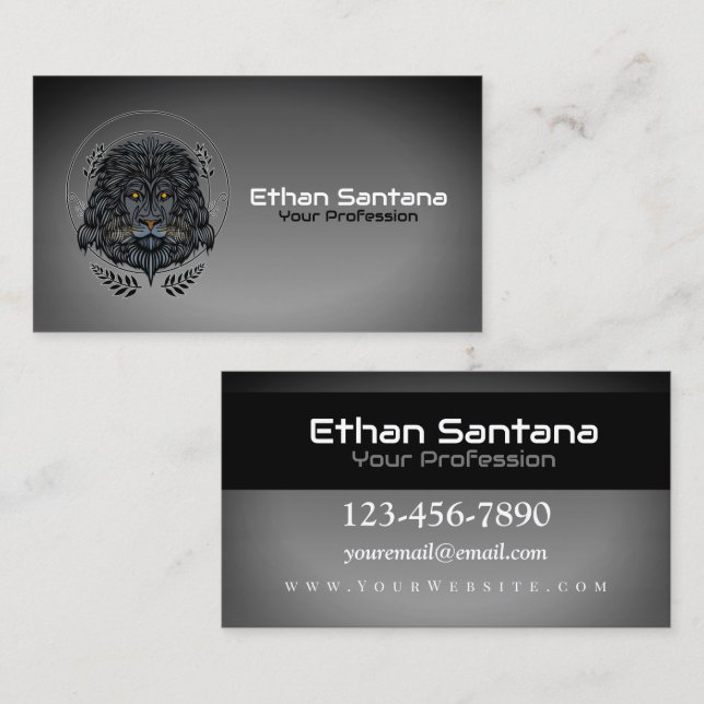 Lion Head Business Card (Front/Back)
