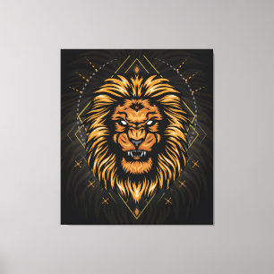 Lion head  Canvas Print