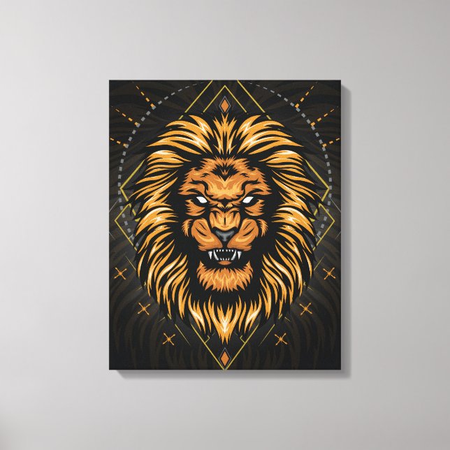  Lion head  Canvas Print (Front)