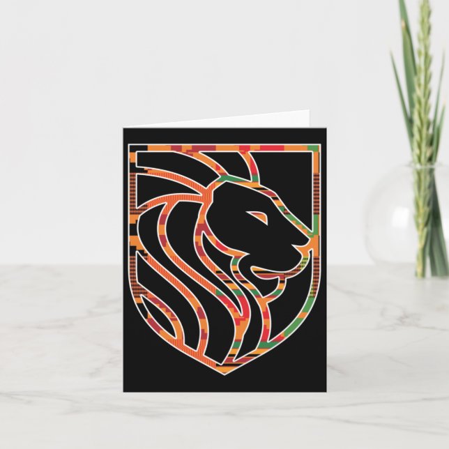 Lion Head  Card (Front)