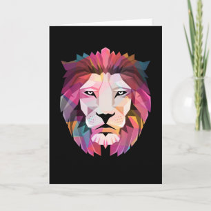 Lion Head Card