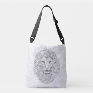 Lion head crossbody bag