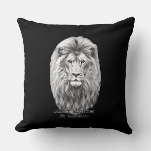 Lion head cushion