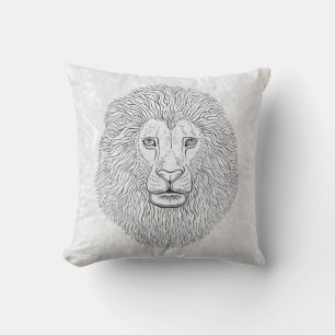 Lion head cushion
