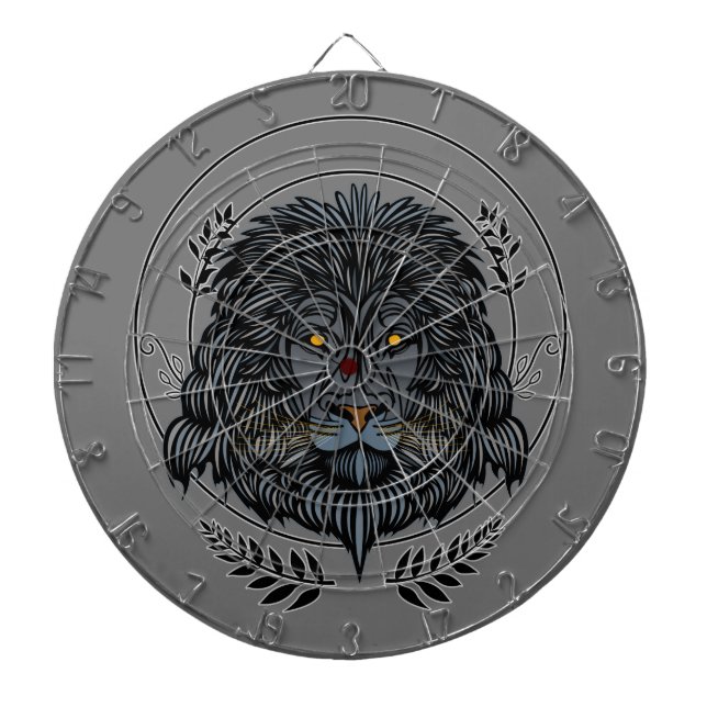 Lion Head   Dartboard (Front)