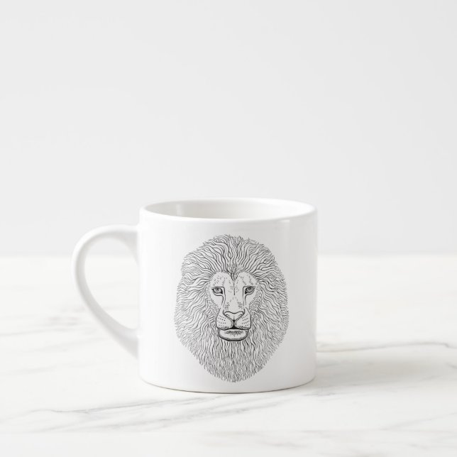 Lion head espresso cup (Left)