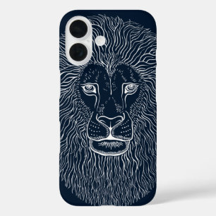 Lion Head Graphics  iPhone 16 Case