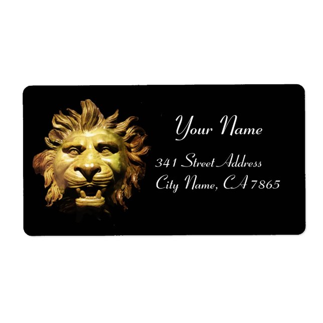 LION HEAD IN BRONZE Figurehead Antique Roman Ship (Front)