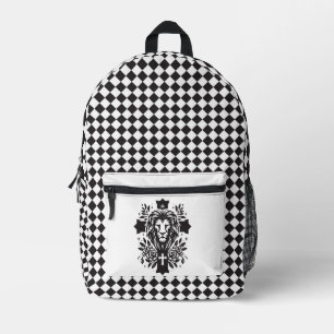 Lion Head In Cross Backpack