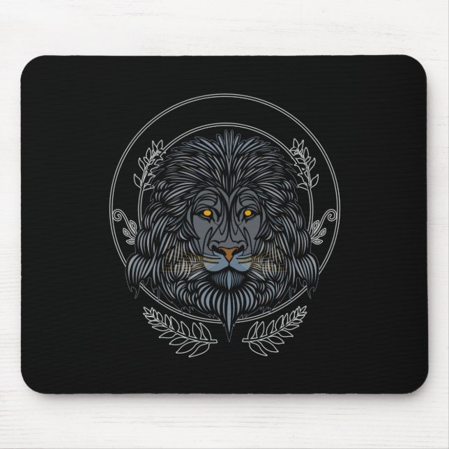 Lion Head Mouse Mat (Front)