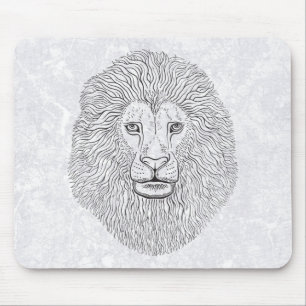 Lion head mouse mat