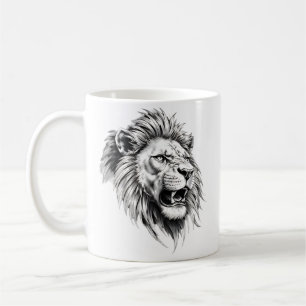 Lion Head Mug 