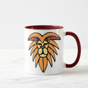 Lion Head Necktie Mug