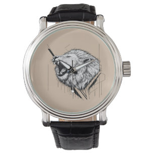 Lion Head Premium Design E-Watch Band Watch