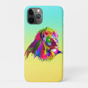 Lion Head Prismatic Pop Art Design-62502 iPhone 11 Pro Case