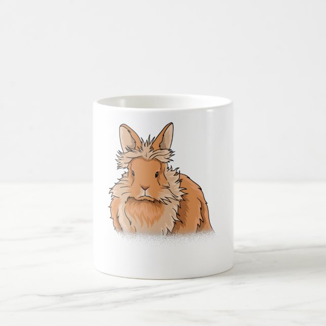Lion Head Rabbit Gift Coffee Mug (Center)