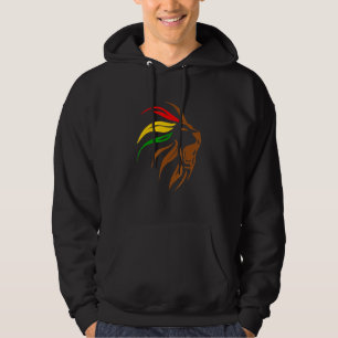Lion Head Rasta Black History Month BLM Melanin Zo Hoodie