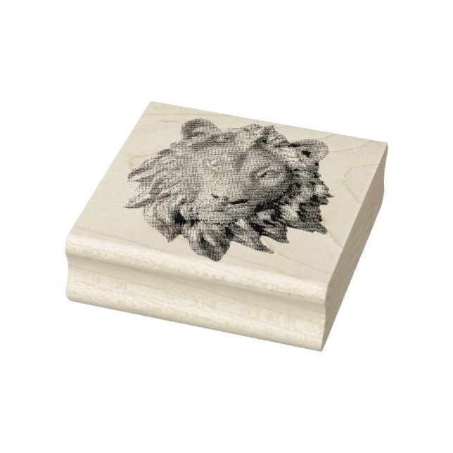 Lion head stamp (Stamp)