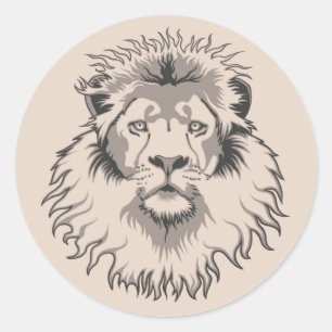 Lion Head sticker