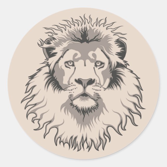 Lion Head sticker (Front)