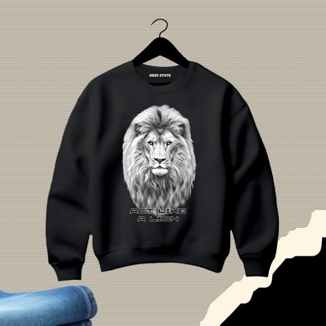 Lion head sweatshirt (Creator Uploaded)