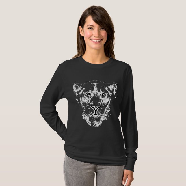 Lion Head T-Shirt (Front Full)