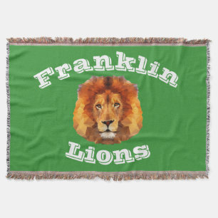 Lion Head Throw Blanket