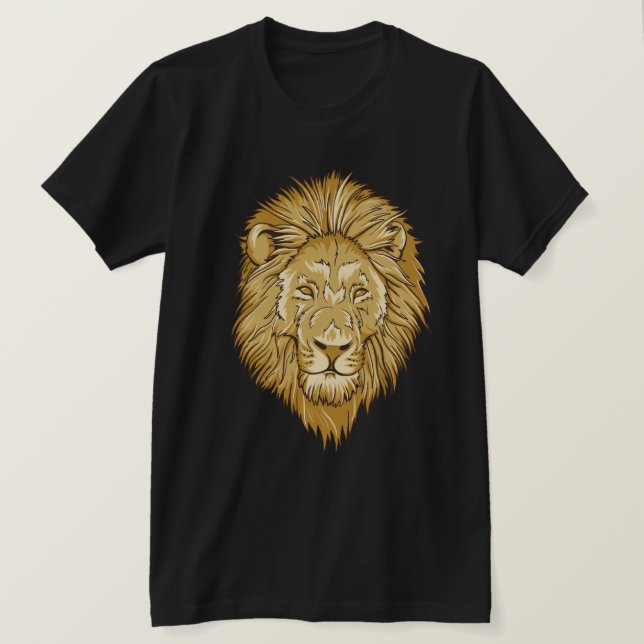 Lion Head Tshirt Design (Design Front)