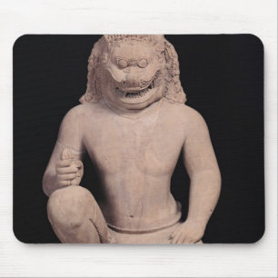 Lion-headed guardian, Banteay Srei Style, c.967 Mouse Mat