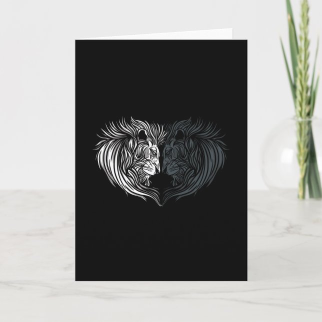 Lion heart card (Front)