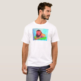 Lion Heart - Colourful Abstract Wild Animal Big Ca T-Shirt