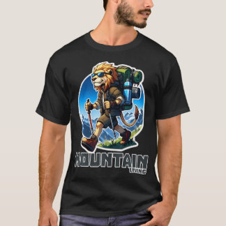 Lion Hiking By Sideral T-Shirt