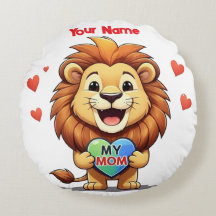 lion holding heart-my mum