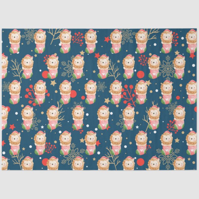 Lion Holidays Customise Tissue Paper (Front)