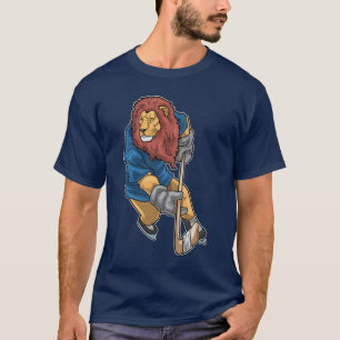 Lion Ice hockey Ice hockey stick T-Shirt