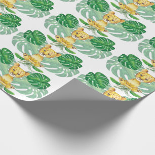 Lion Illustration Safari modern Wrapping Paper