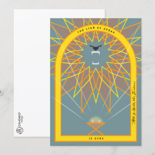 Lion in a Manger Card