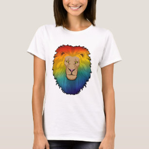 Lion in Rainbow Colours T-Shirt