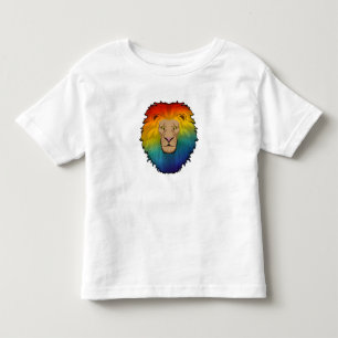 Lion in Rainbow Colours Toddler T-Shirt