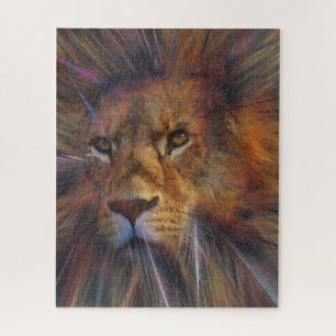 Lion in the Gallery Jigsaw Puzzle