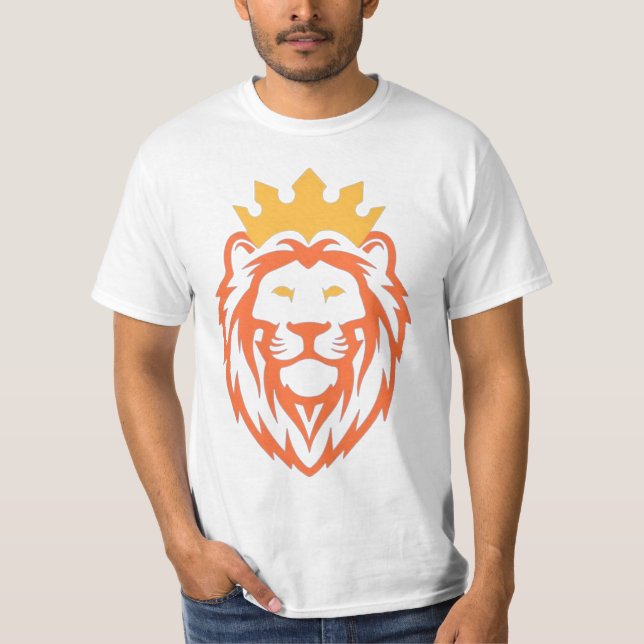 Lion-Inspired Couture: Graceful Designs  T-Shirt (Front)