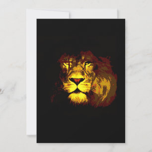Lion Invitation