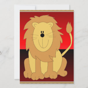 Lion Invitation