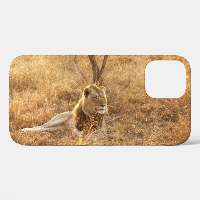 Lion iPhone 12 Pro Case (Back (Horizontal))