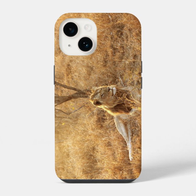 Lion iPhone 14 Case (Back)