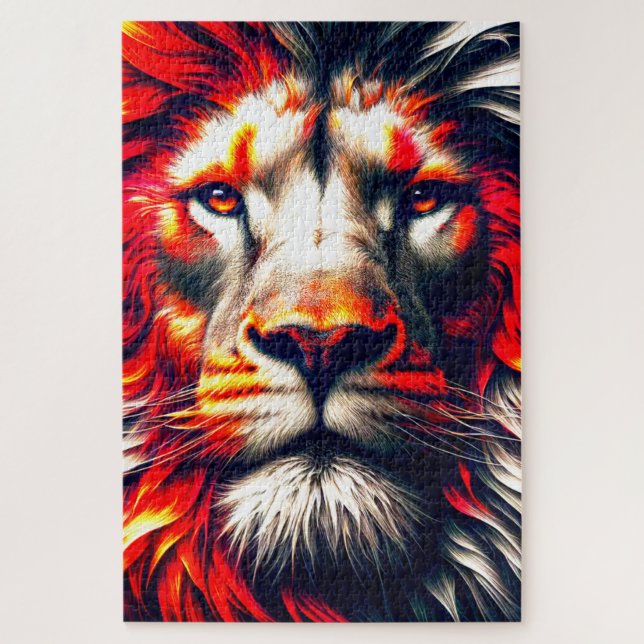 Lion Jigsaw Puzzle (Vertical)