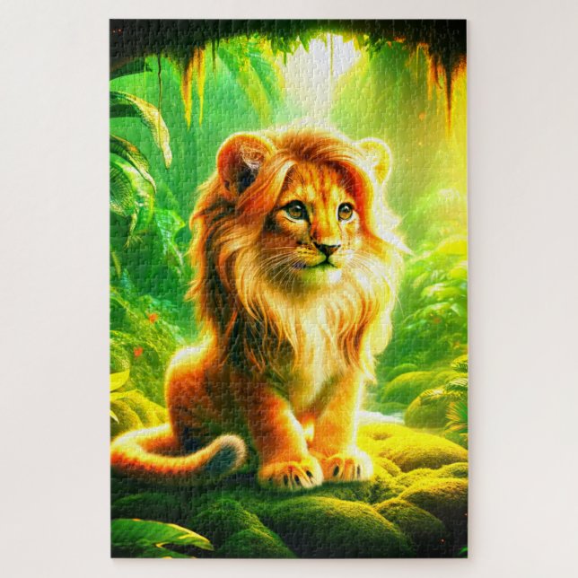 Lion Jigsaw Puzzle (Vertical)
