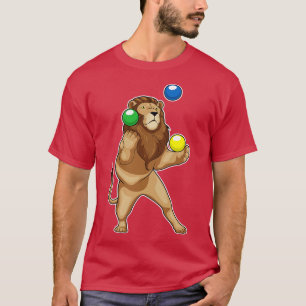 Lion Juggler Juggle T-Shirt
