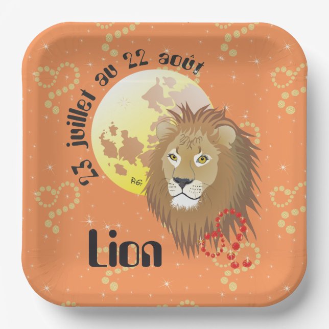 Lion July 23 to August 22 Dish (Front)