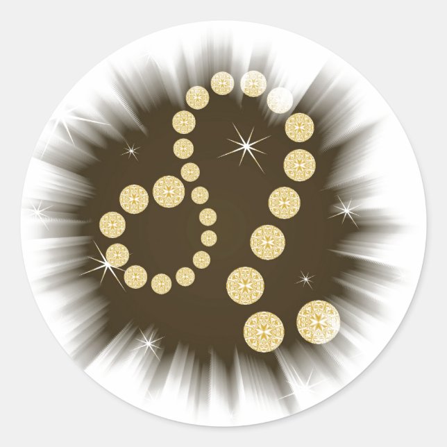 lion July 23 to August 22 sticker (Front)